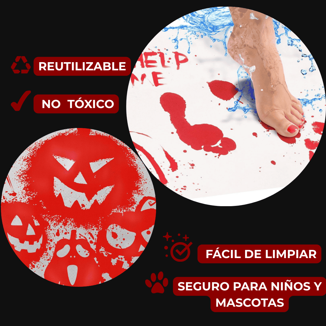 Alfombra de Baño Huellas Fantasma