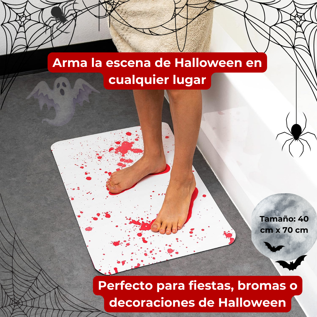 Alfombra de Baño Huellas Fantasma