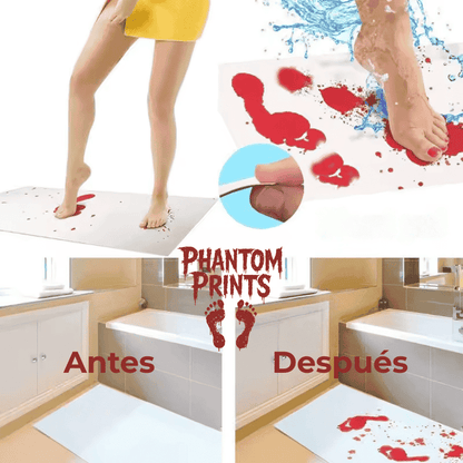 Alfombra de Baño Huellas Fantasma